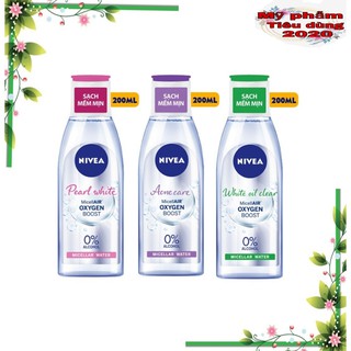 Nước tẩy trang Nivea phiên bản mới không chứa cồn 200ml