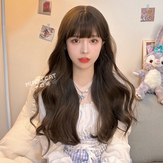 Tóc giả xoăn ❤️FREESHIP❤️ nguyên đầu xoăn dài tơ cao cấp, c8289