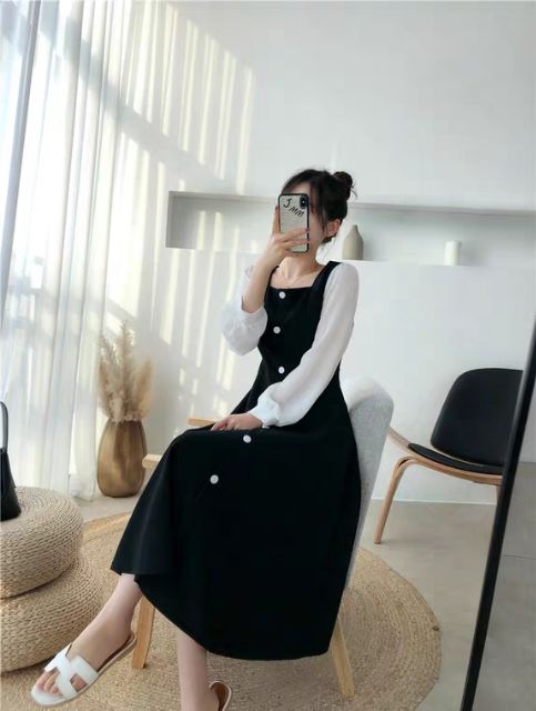 Váy đầm tay dài tiểu thư cực xinh | BigBuy360 - bigbuy360.vn