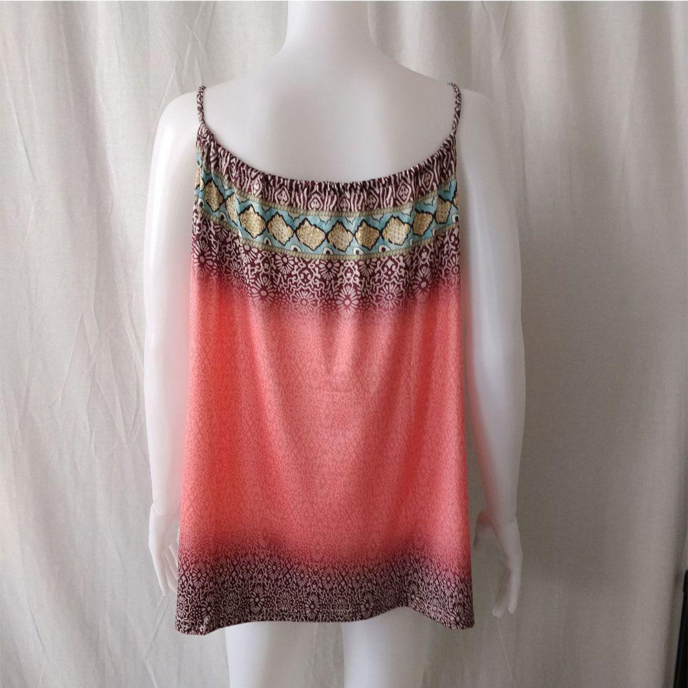 Áo Kiểu Nữ Cộc Tay In Hoa Thời Trang Boho
