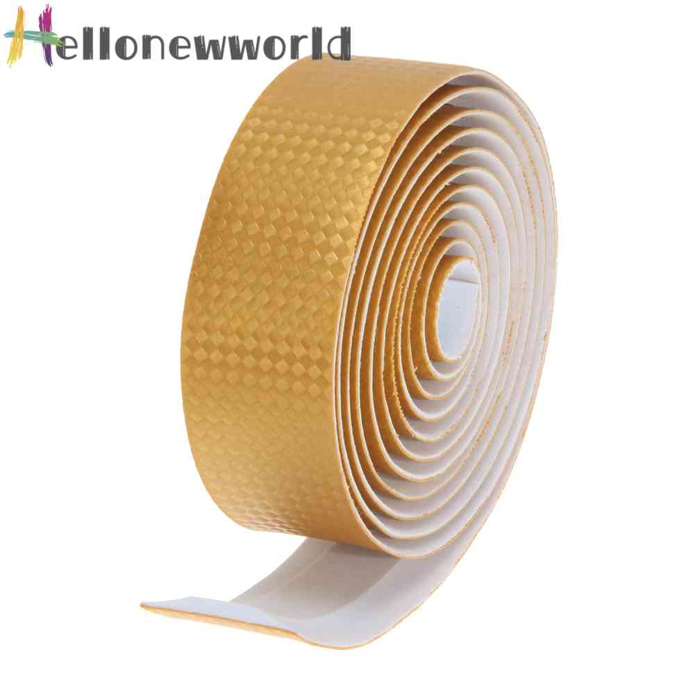 Băng Quấn Ghi Đông Xe Đạp Màu Đen + 2 Dây Cột Bằng Sợi Carbon