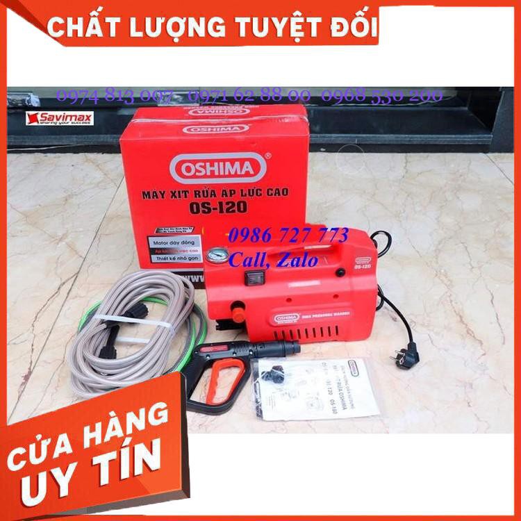 Máy rửa xe gia đình oshima 120, máy xịt rửa công suất 1,5kw Giá cực Rẻ