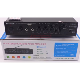 Ampli mini karaoke 220V Bluetooth Sunbuck 299BT