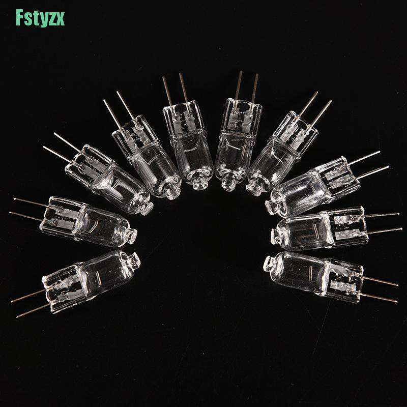 fstyzx 10X G4 JC Type Halogen Light Bulb Lamp 12V 10W