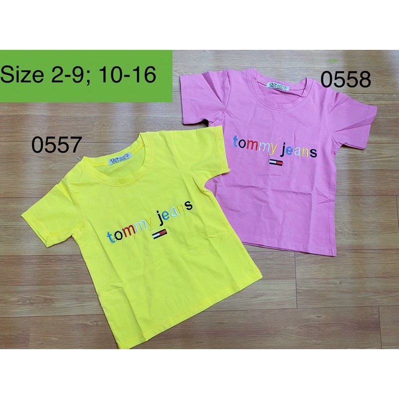 Áo thun tay ngăns TOMMY 12-33kg