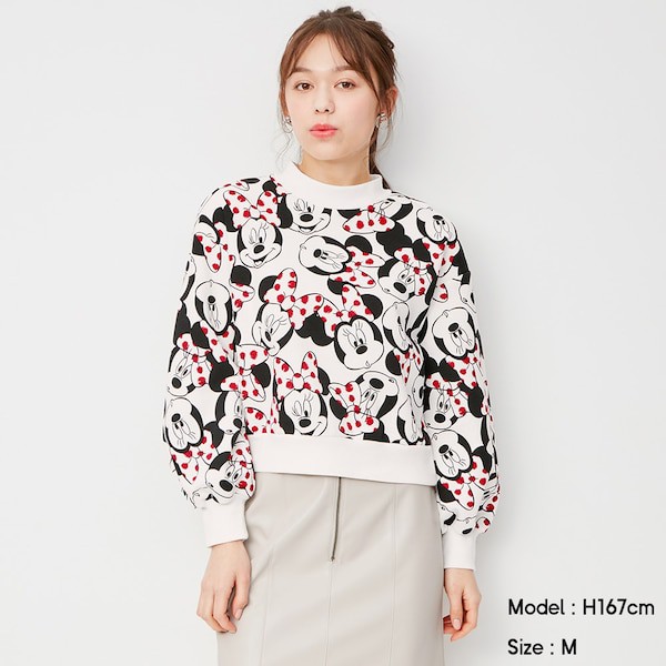 Áo nỉ dài tay Gu x Disney Nhật Auth