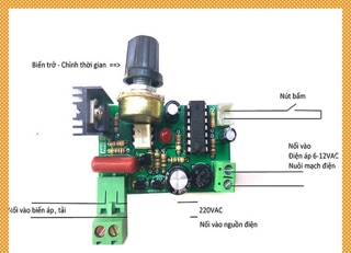 Mạch Timer Hàn cell pin