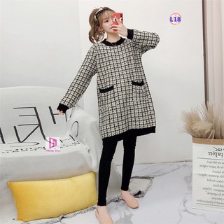 Váy Len Bầu Quảng Châu L18