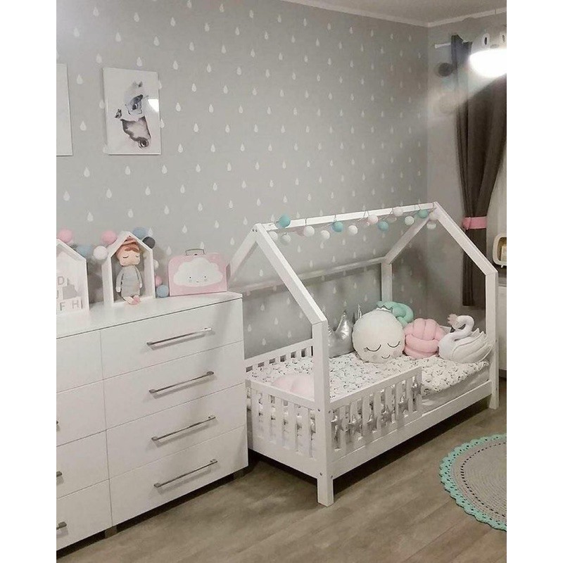 Giường Ngủ Cho Bé Mô Hình Mái Nhà