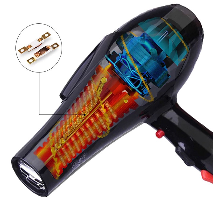 Máy Sấy Tóc Chính Hãng Với Nút Bấm Nhiều Chế Độ Không Gây Hư Tổn Cho Tóc 2 Chiều Nóng lạnh Tặng Kèm Đầu Sấy Angola