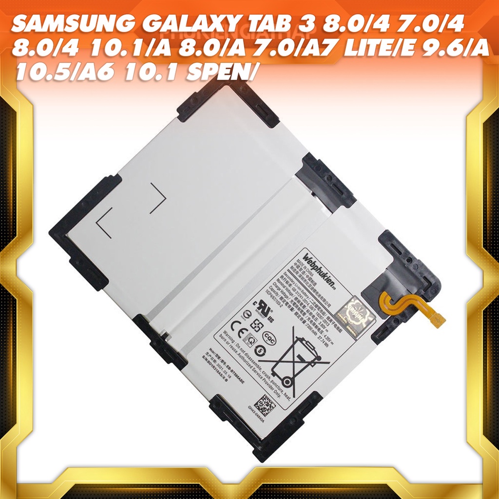 Pin Scus cho Samsung Galaxy Tab 3 8.0/4 7.0/4 8.0/4 10.1/A 8.0/A 7.0/A7 Lite/E 9.6/A 10.5/A6 10.1 Spen/