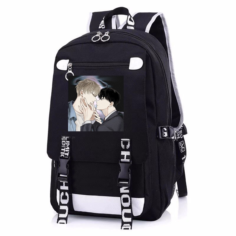 Balo nam nữ in hình CHECKMATE boylove manhwa chibi anime cặp sách đi học tiện lợi thời trang