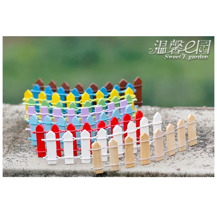 Mô Hình Hàng Rào 10x3cm 🌵FREESHIP🌵 Trang Trí Tiểu Cảnh, Sen Đá, Xương Rồng, Terrarium, Giao Màu Ngẫu Nhiên.