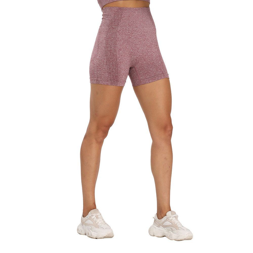 BEAUTY Female Shorts Push Up Leggings Yoga Pants Women Gym Fitness Seamless Slim Workout High Waist Running/Multicolor