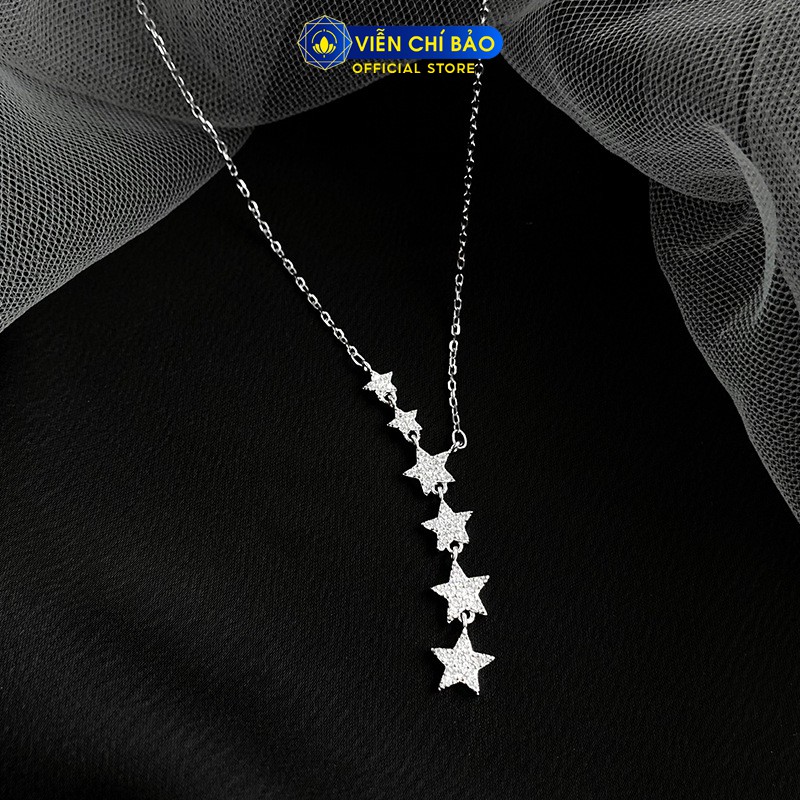 Dây chuyền bạc nữ Dải Ngân Hà chất liệu bạc 925 thời trang phụ kiện trang sức nữ Viễn Chí Bảo D400801