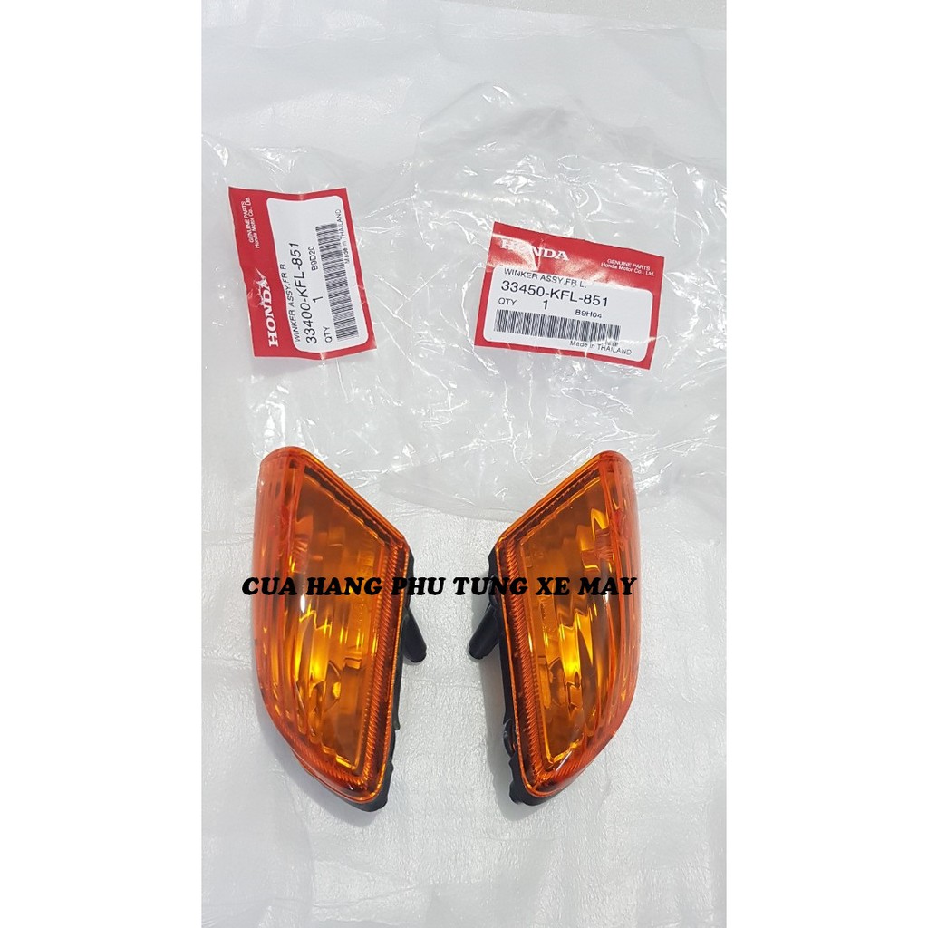 Đèn xi nhan trước cho xe Wave 110 Thái hàng zin - 1 cặp