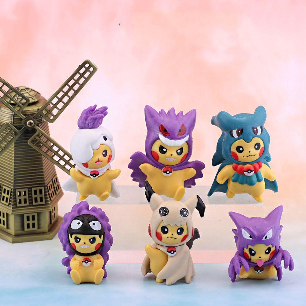 Mô Hình Pikachu Cosplay Dễ Thương 4-8CM