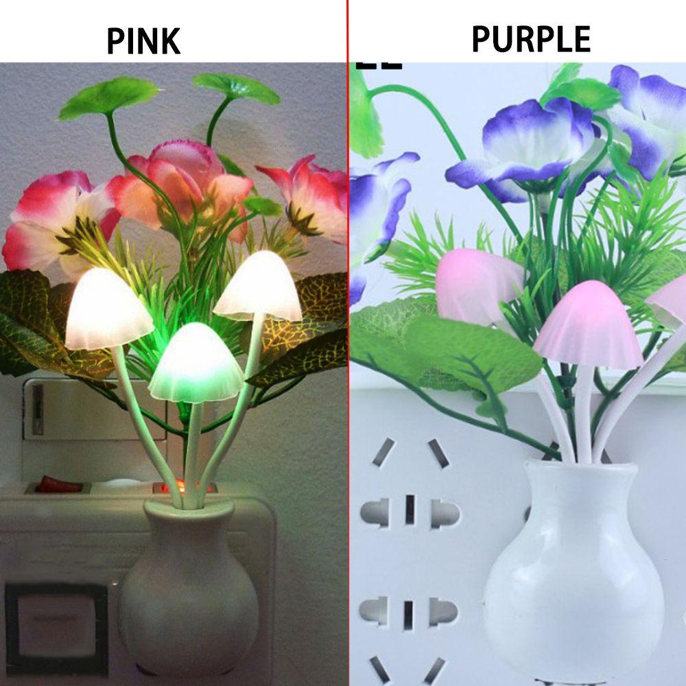 Đèn Ngủ LED Cảm Biến Ánh Sáng Ban Đêm Trang Trí Nhà Cửa Lãng Mạn