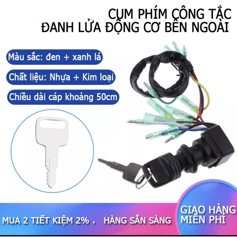 ✅Ổ khoá cho máy Yamaha tàu, cano.