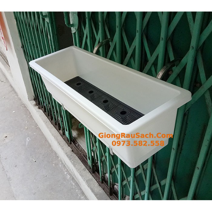 Móc treo chậu hoa chậu trồng cây thông minh trên tường thành bản rộng từ 13cm đến 15cm