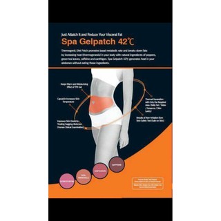 Miếng dán tan mỡ bụng SPA GELPATCH 42 Độ C, nhập khẩu chính hãng từ Hàn Quốc, cam kết xịn 100%.