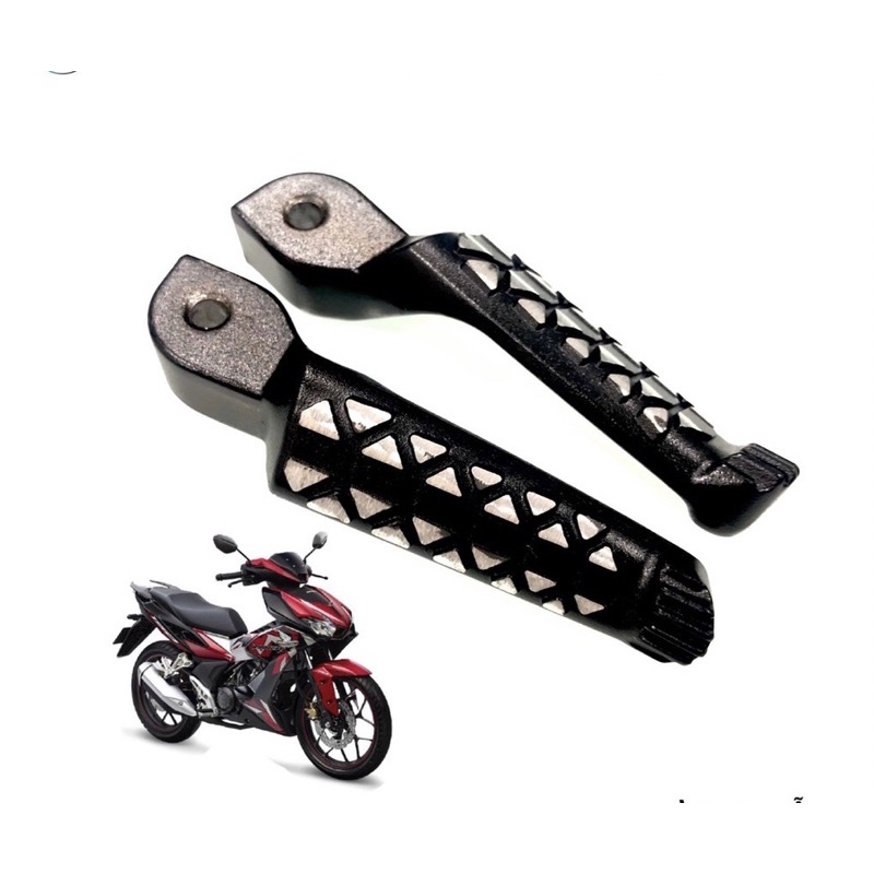 Gác Chân Sau Teka Màu Đen Cực Ngầu Lắp Vừa HonDa Và Yamaha.(giá 1 cặp)