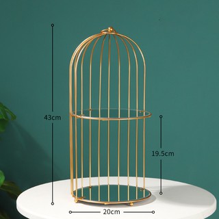 Kệ đựng mỹ phầm lồng chim sang trọng
