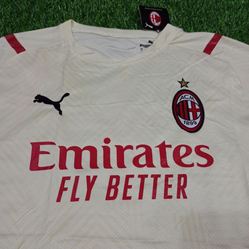 Áo thun thể thao Ac Milan Away Jersey 2021/2022 chất lượng cao