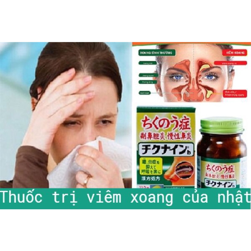 Viên Uống Giảm Viêm Xoang Mũi 112v &amp; 224v của nhật