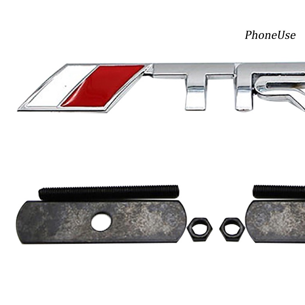 Pu Miếng Dán Chữ TRD Bằng Kim Loại Trang Trí Lưới Tản Nhiệt Cho Xe Toyota
