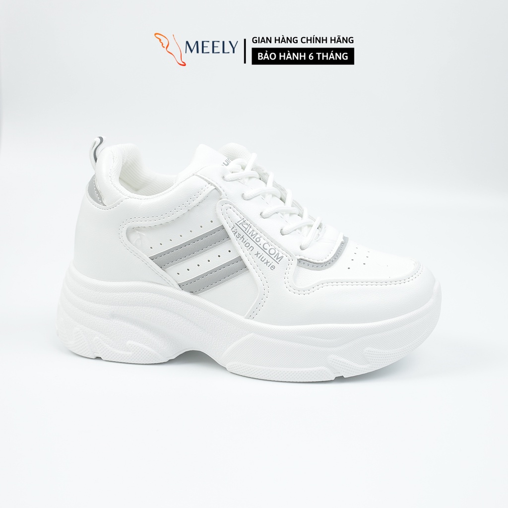 Giày Thể Thao Nữ Độn Đế MEELY Sneaker Ulzzang Tôn Dáng - CKP523