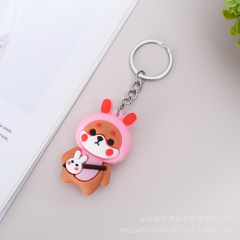 Móc Khoá Chú Chó Shiba Siêu Dễ Thương - Móc Treo Cỡ Lớn/ Đủ Mẫu