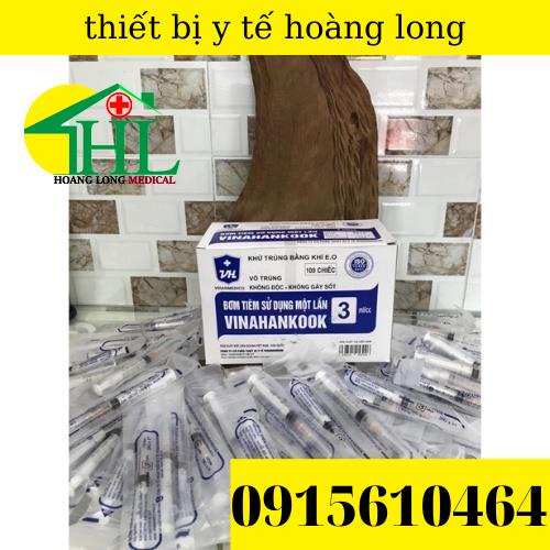 [Bán lẻ 10 chiếc] Bơm tiêm 1 lần Vinahankook 5ml