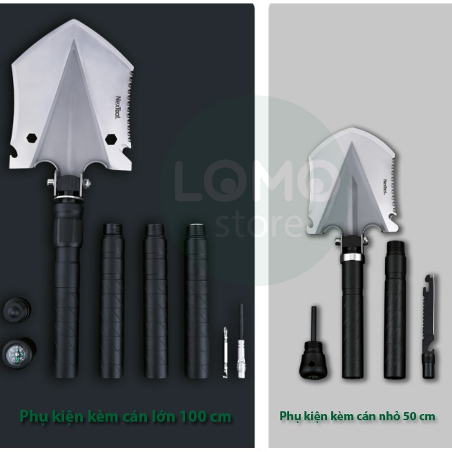 Xẻng đa năng hơn 14 công dụng Nextool