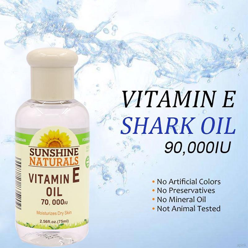 Tinh dầu Vitamin E làm trắng da chống nứt nẻ ngăn ngừa nếp nhăn chăm sóc da mặt/cơ thể