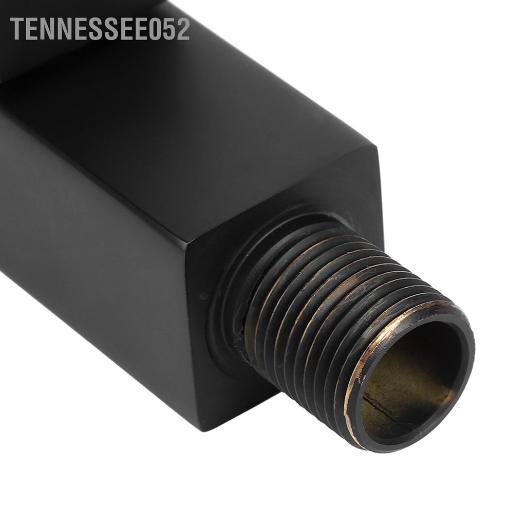 Tennessee052 G1 / 2 Chậu rửa treo tường Vòi nước lạnh Phụ kiện phòng tắm Màu đen mờ
