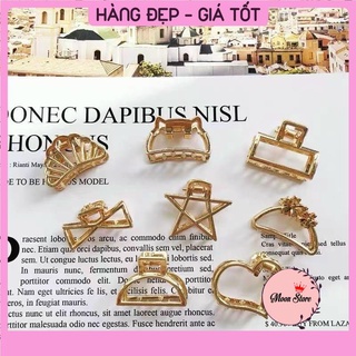 Set 8 kẹp tóc càng cua Hàn Quốc, Cặp tóc càng cua kim loại size mini tiểu thư xinh xắn đáng yêu