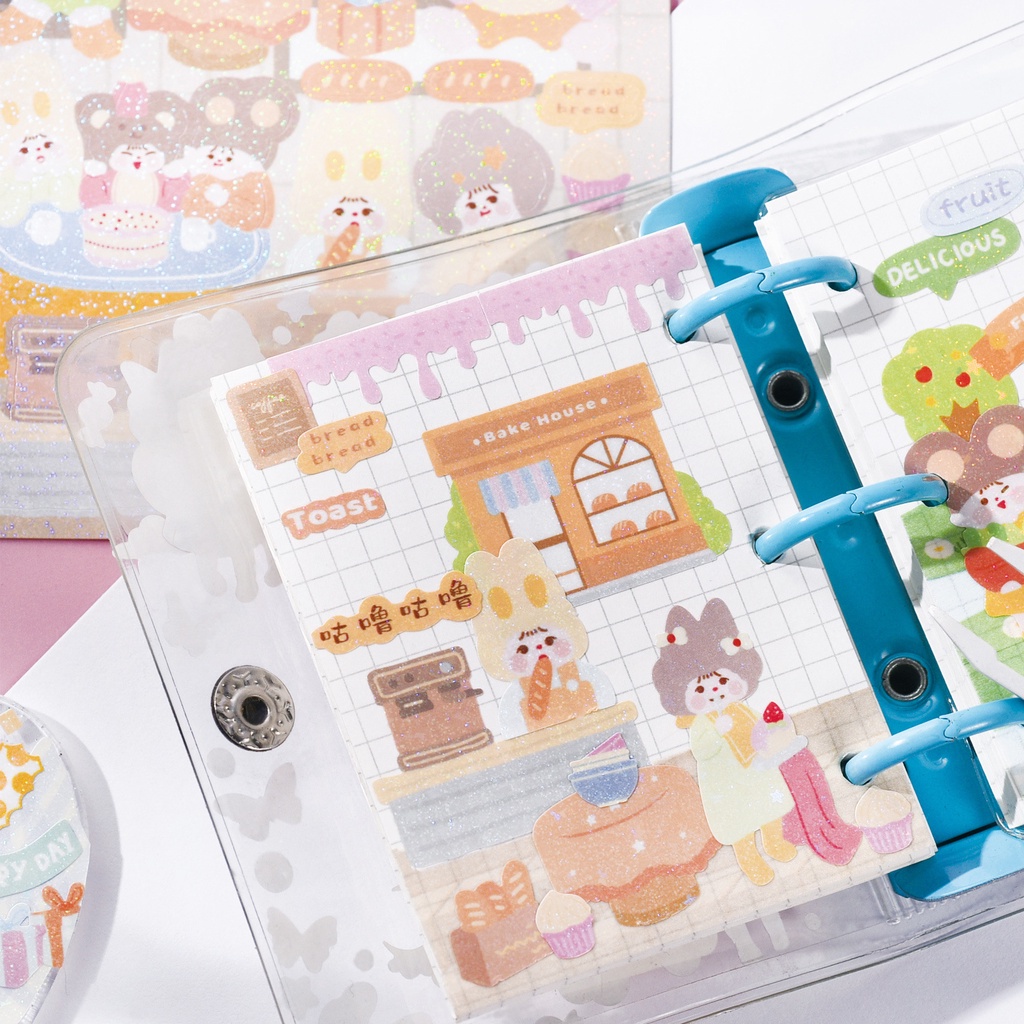 1 Tấm Ảnh Dán Hình MOHAMM Dễ Thương Phong Cách Hàn Quốc