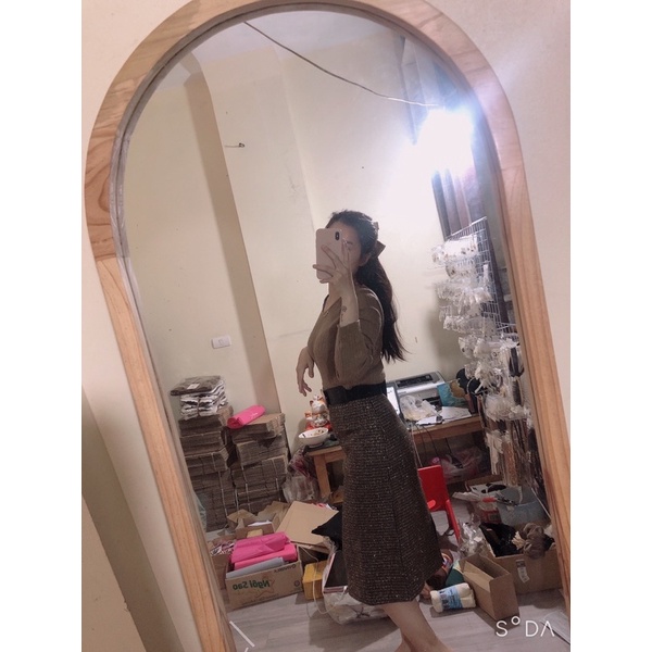 Chân váy dạ nhũ dáng dài siêu hot hàng Quảng Châu | BigBuy360 - bigbuy360.vn