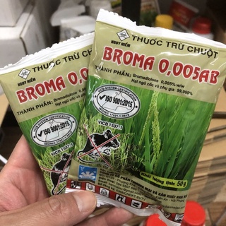  THÓC CHUỘT SINH HỌC BROMA 0,005AB GÓI 50G 