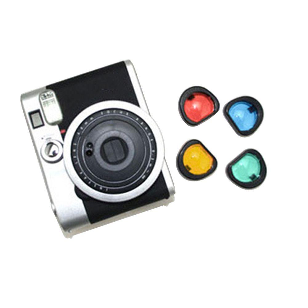 BTLIMER Bộ 4 Kính Lọc Màu Sắc Thời Trang Cho Máy Ảnh Instax Mini90