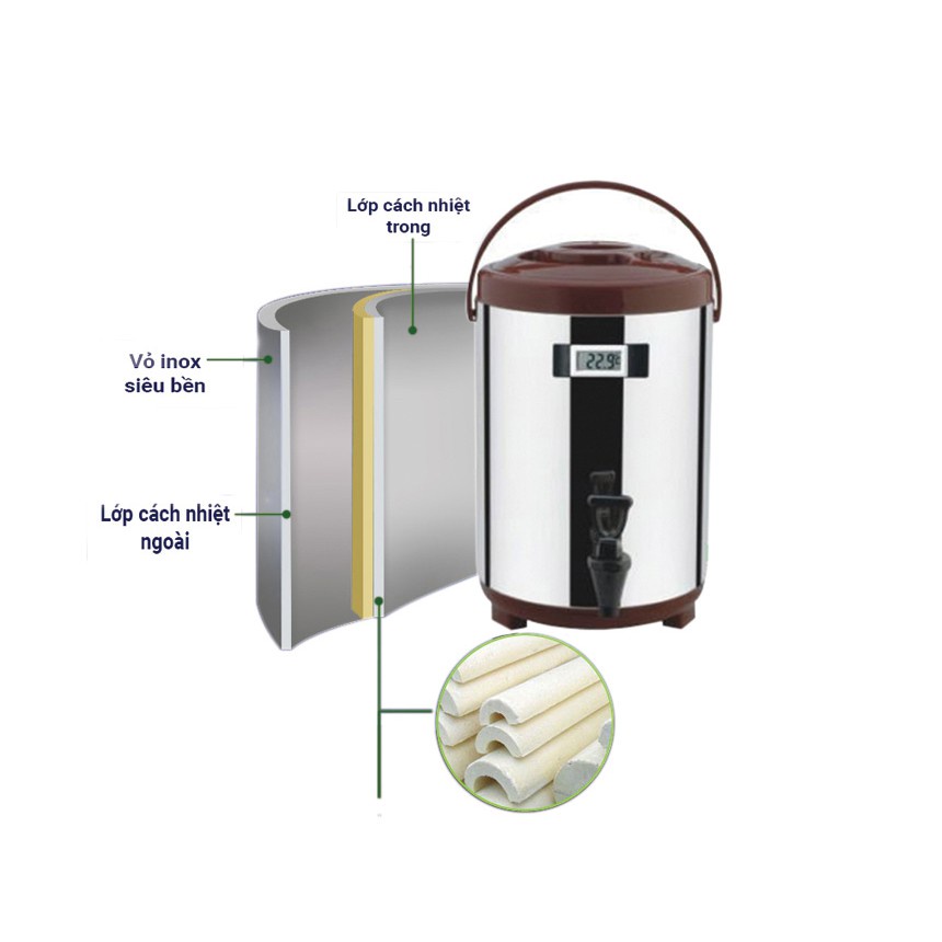 Bình ủ trà inox