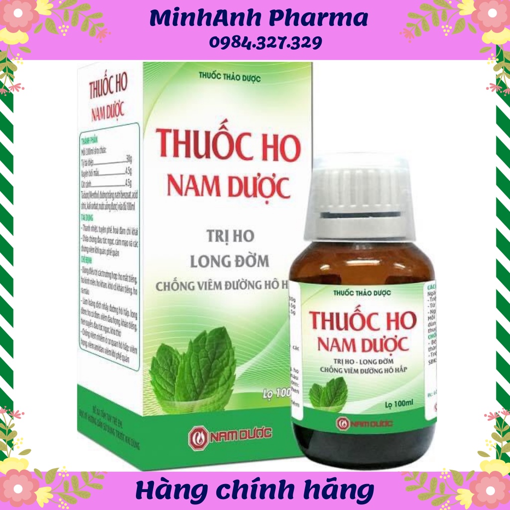 Siro Ho Nam Dược - SR Ho Thảo Dược