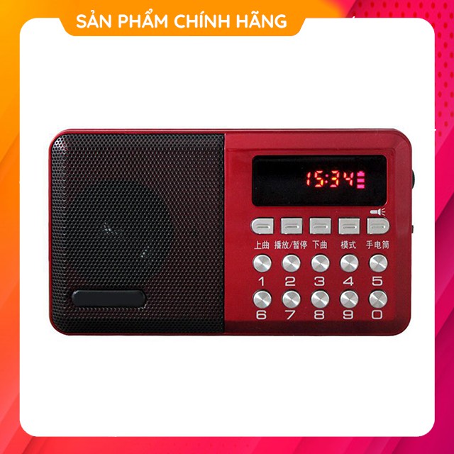 [Pin Cực Trâu Giá Cực Rẻ] Loa Nghe Nhạc Cầm Tay Mini KK59 Kiêm Đài Radio FM Hỗ Trợ Thẻ Nhớ Jack 3.5