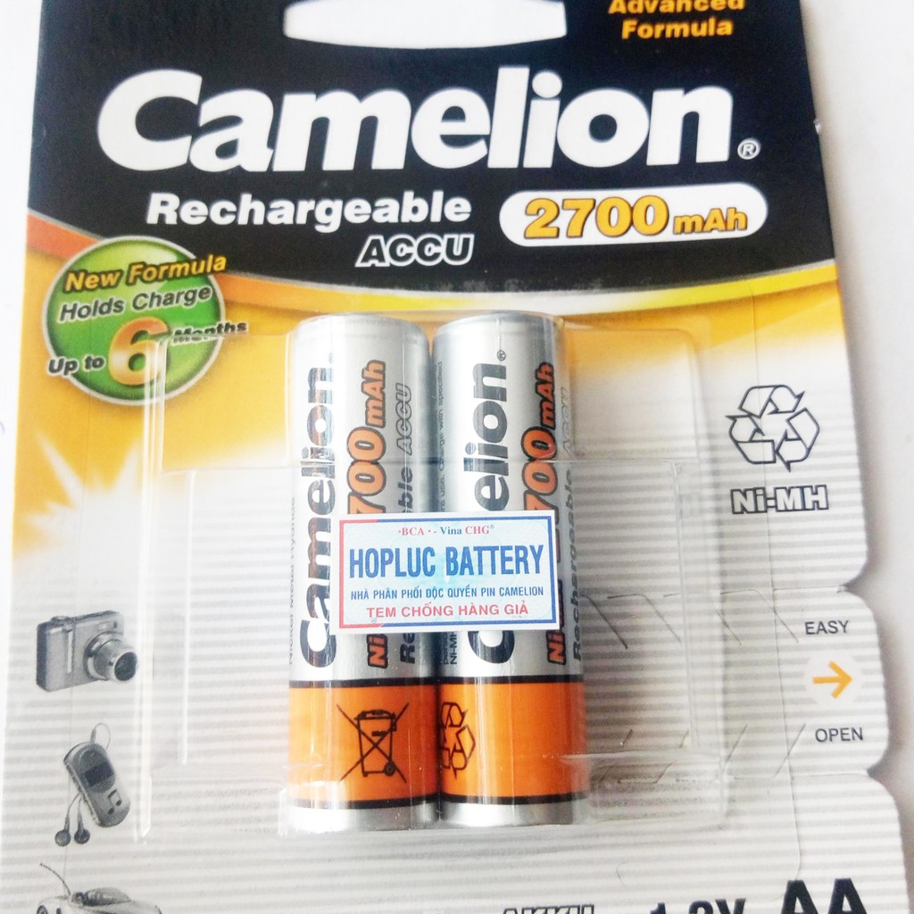 Pin sạc Camelion 2A 2700mAh