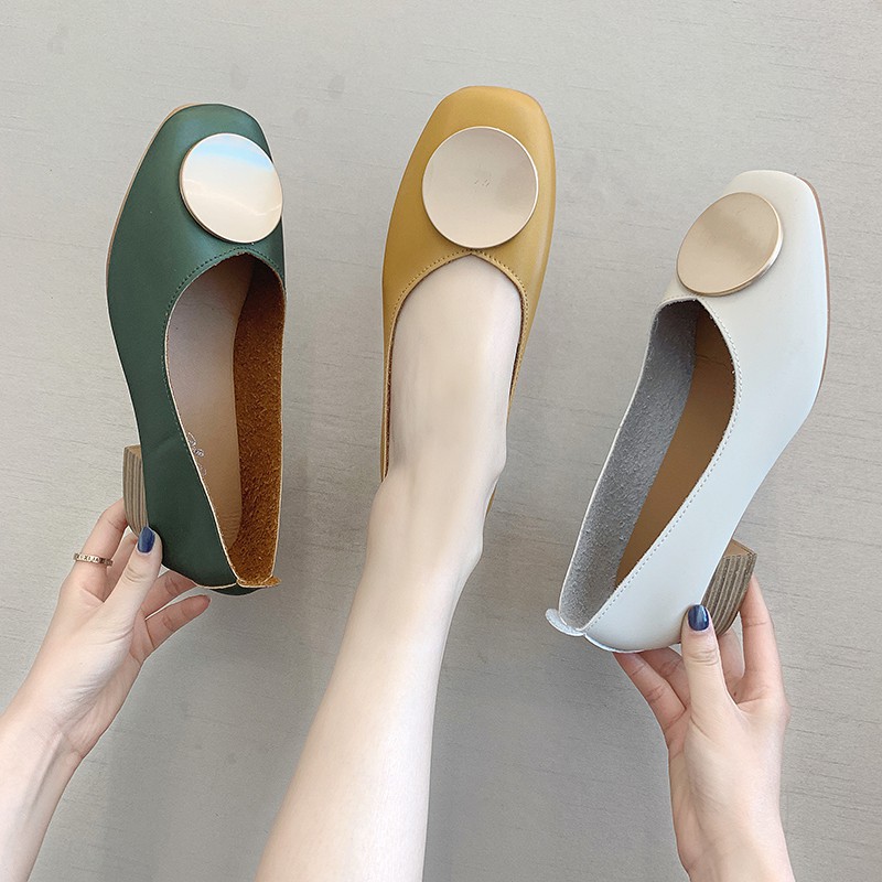 Giày Búp Bê Mũi Vuông Thời Trang 2021 Phong Cách Hàn Quốc Cho Nữ | BigBuy360 - bigbuy360.vn