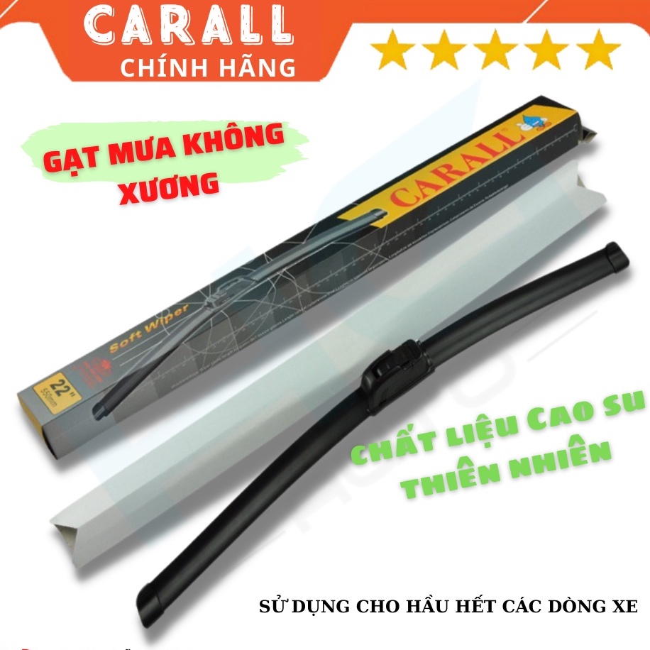Gạt mưa Silicone, Gạt nước không xương CARALL siêu sạch, chính hãng cao cấp (đủ size từ 14 - 26 inch) - Hgauto