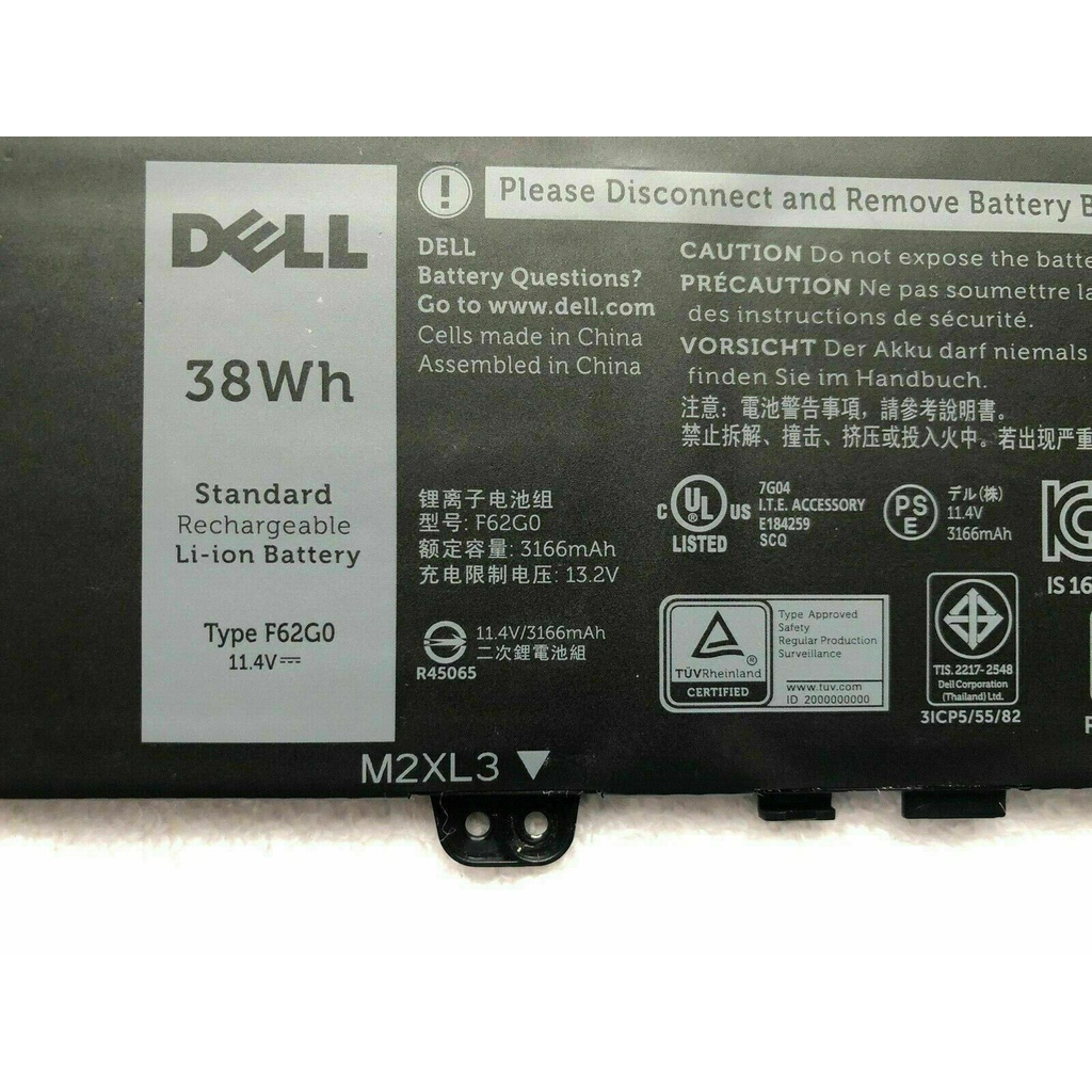 Pin Laptop Dell Inspiron 7373 7370 5370 RPJC3 39DY5 F62G0 vostro 5370 Pin Zin