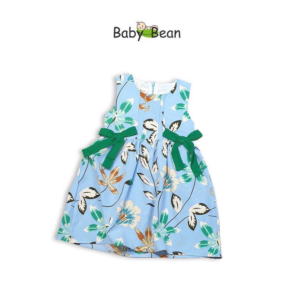 Đầm Lụa Thắt Nơ Eo bé gái BabyBean (20kg-35kg)