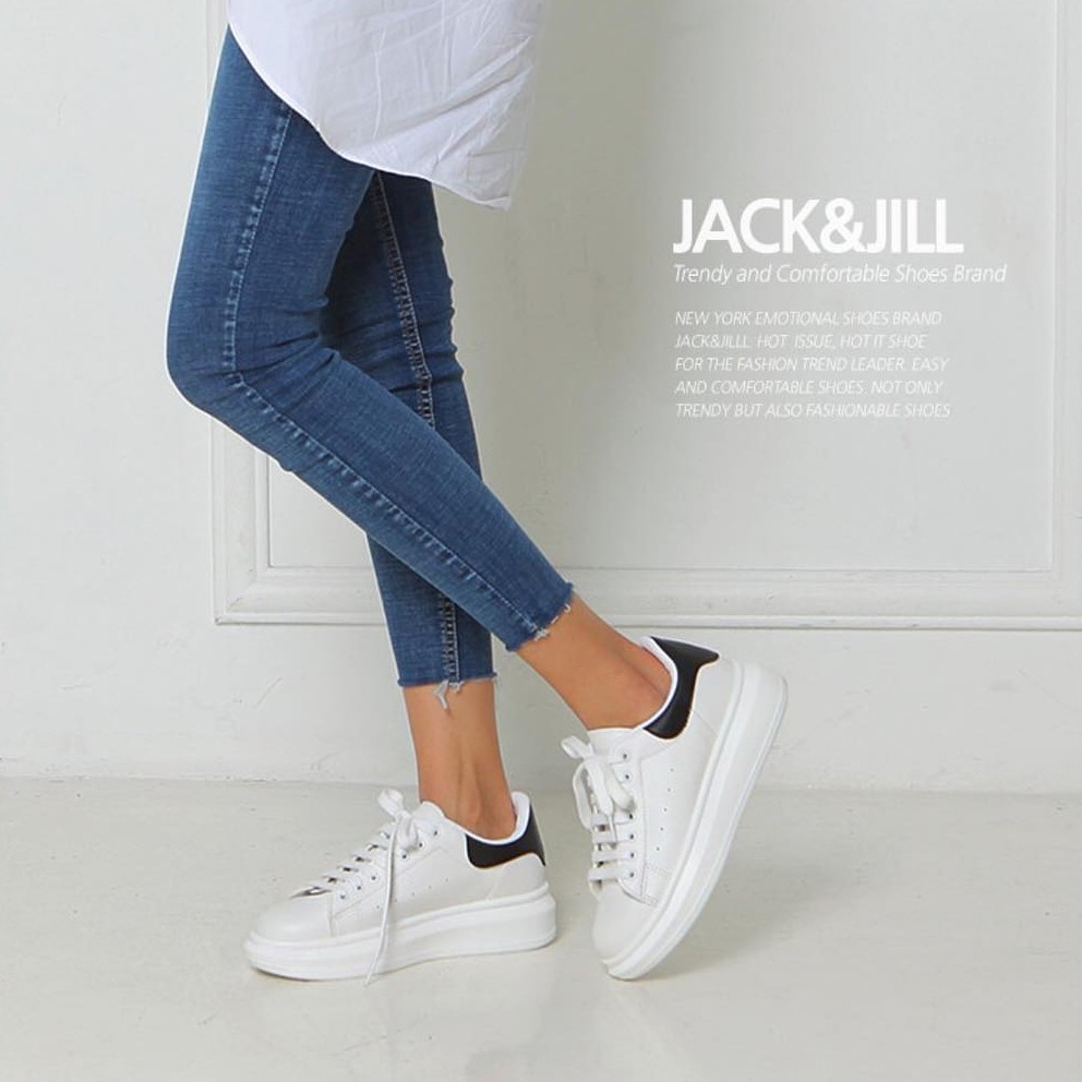 GIÀY JACK & JILL CHÍNH HÃNG MADE IN KOREA - ĐẾ ĐỘN NÂNG CHIỀU CAO 4.5CM 🔹 FREESHIP 🔹